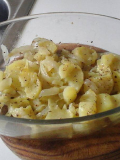Una foto de Patatas Panadera al Microondas