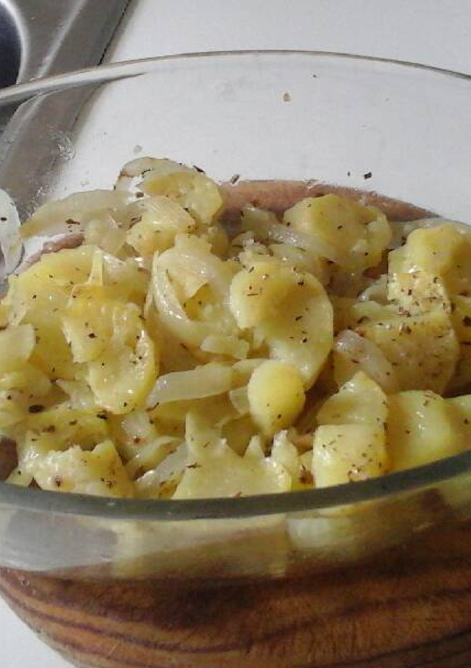 Una foto de Patatas Panadera al Microondas