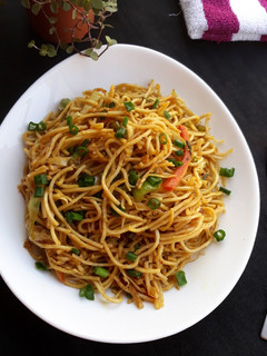 A picture of Authentic Veg-Hakka Noodles.