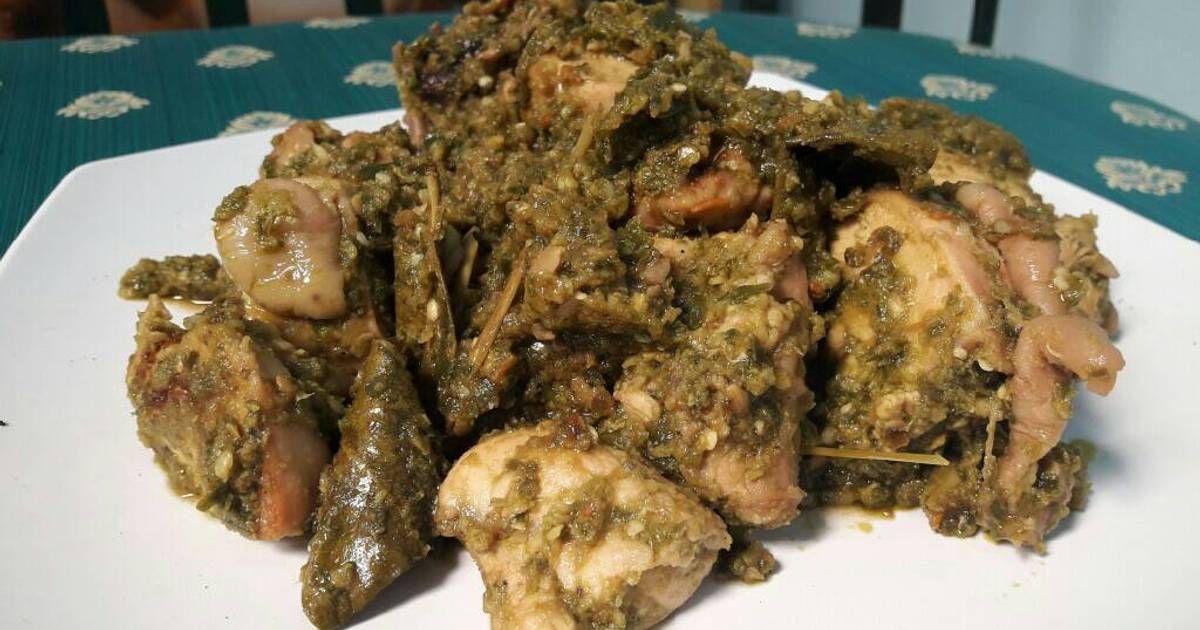 Resep Ayam cabe hijau ala warung padang oleh Atikah - Cookpad