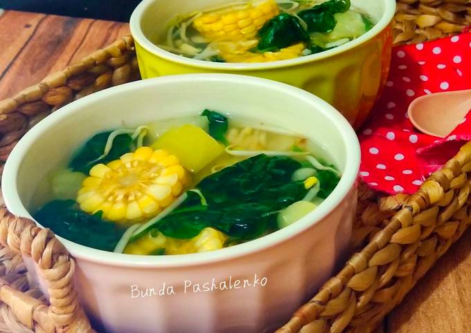 Resep Sayur Bening Bayam Oleh Bunda Pashalenko Cookpad