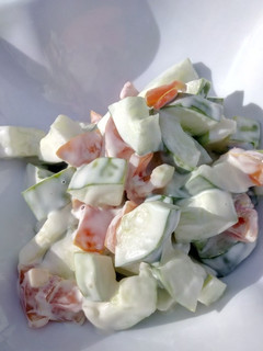 Salad a saukake ainihin hoton girkin