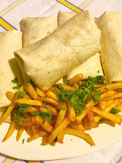 Csirkés burrito recept fotója