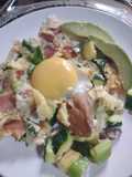 Huevos con calabacines