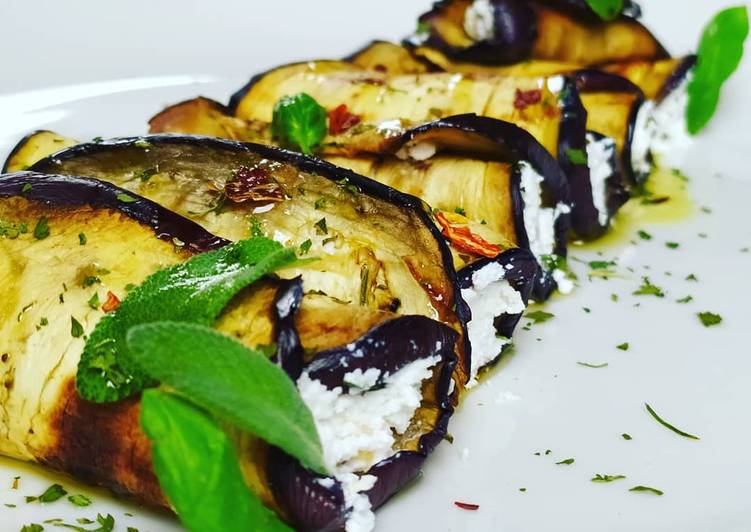 Easiest Way to Make Any-night-of-the-week Involtini di melanzane,con ricotta,uvetta e noci