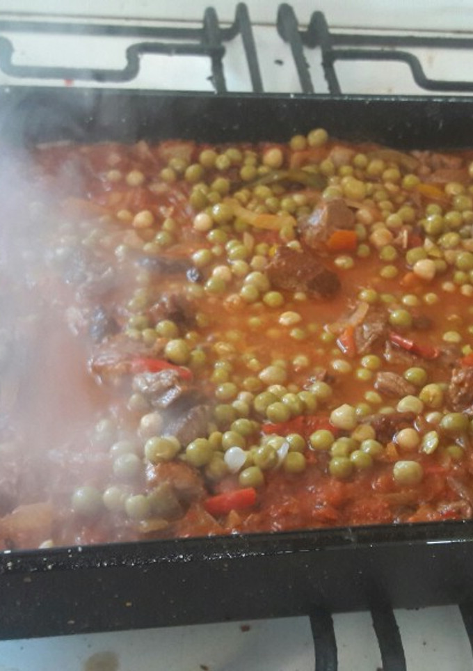 Una foto de Bifes a la criolla
