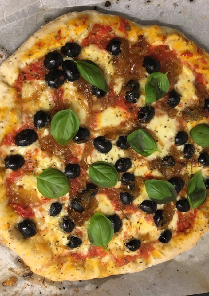 Una foto de Pizza casera