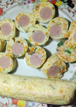 Foto resep Telur kukus isi sosis