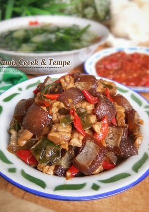Foto resep Tumis Cecek & Tempe