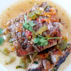 Stewed Nile perch fish/ Mbuta A picture of Stewed Nile perch fish/ Mbuta.