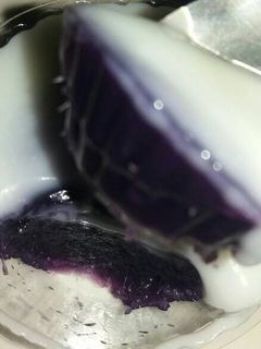 Foto resep Puding Ubi Ungu Vla Susu