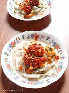 Foto resep Lontong Sayur Pepaya Muda / Ketupat Betumis