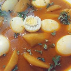 A picture of Andaai Allu gravy.