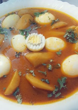 A picture of Andaai Allu gravy.