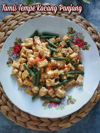 Cara Mudah Menyiapkan Resep Tumis Tempe Kacang Panjang yang  Bikin Ketagihan Anti Ribet, Sempurna