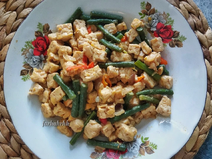 Cara Mudah Menyiapkan Resep Tumis Tempe Kacang Panjang yang  Bikin Ketagihan Anti Ribet, Sempurna