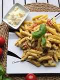 Chicken Pesto Pasta with Mozzarella