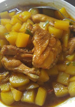 Foto resep Ayam jahe plus kentang