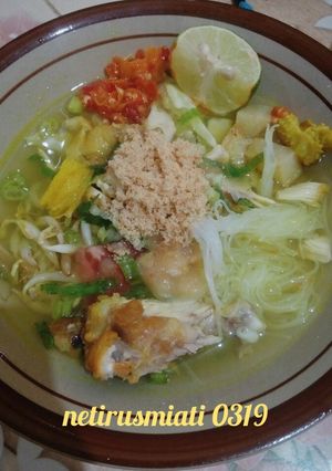 Foto resep Soto ayam plus bumbu koya