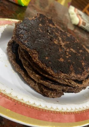 Una foto de Pancakes de banana keto y vegano