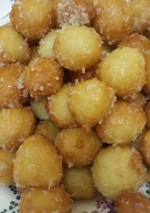 صورة لوصفة اللقيمات بالنشأ