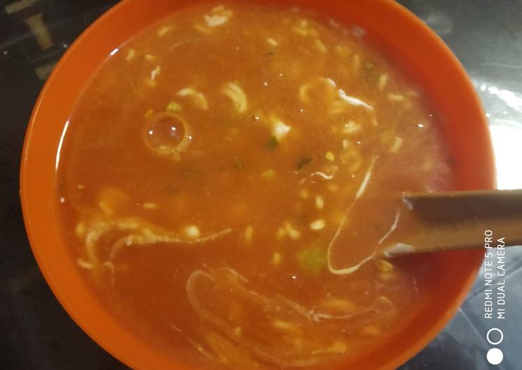 The Secret of Successful Chicken with tomato puree soup