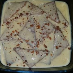 A picture of Custard shahi tukra.