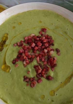 Una foto de Crema de Guisantes