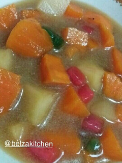 Foto resep Kolak Ubi Singkong Candil Warna warni