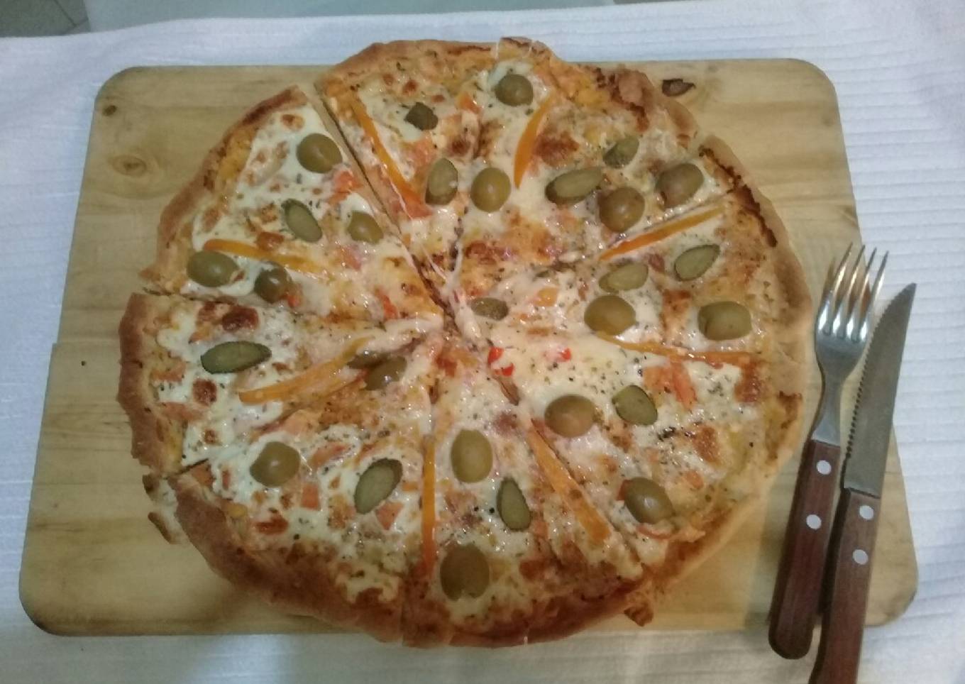 Masa para pizza casera