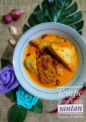 Foto resep Tempe dan tahu kuah santan
