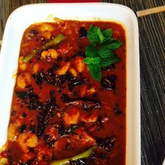 A picture of Shrimp with Gravy.
