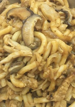 咖喱炒烏龍麵 的食譜成品照片