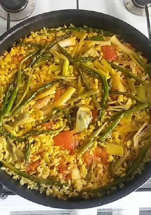 Foto principal de Arroz de verduras como me enseñaron en alicante