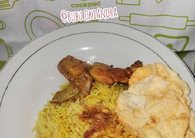  Resep mudah bikin Nasi Mandhi Ayam  nagih banget