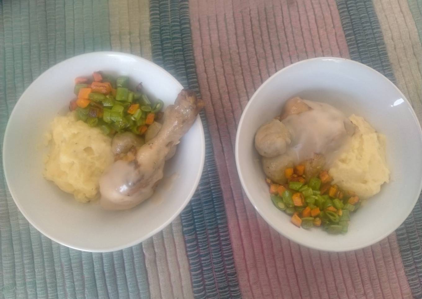 Swedish Chicken with Mashed Potato