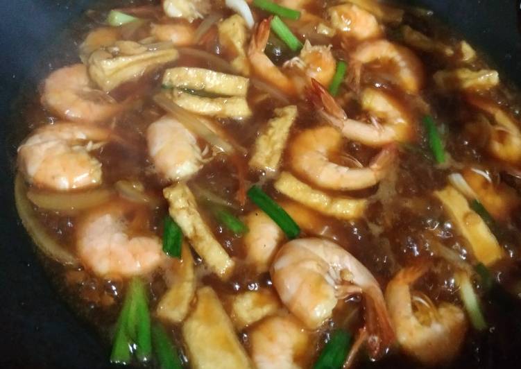 Udang saus mentega