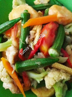 Foto resep Tumis okra pelangi