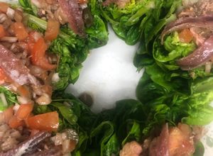 Una foto de 390. Cogollos de Tudela con vinagreta (entrante ensalada)