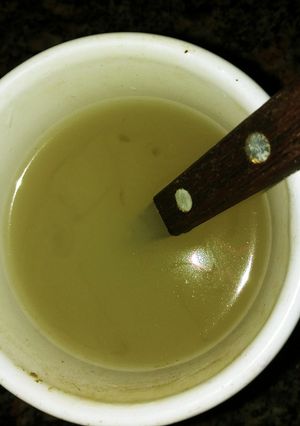 Una foto de Infusión de aloe vera, manzanilla y bicarbonato 😪