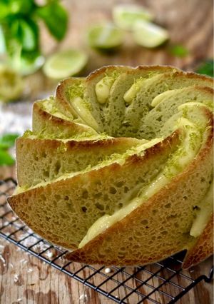 A picture of Gluten-Free and Dairy-Free Lime Bundt Cake.