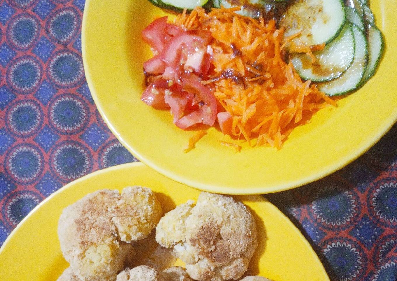 Milanesas de coliflor