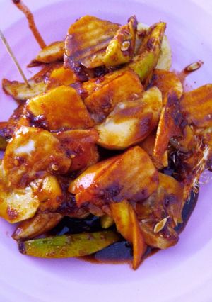 Foto resep Rujak kacang aneka buah