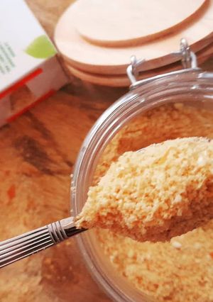 Une photo de Parmesan végétal