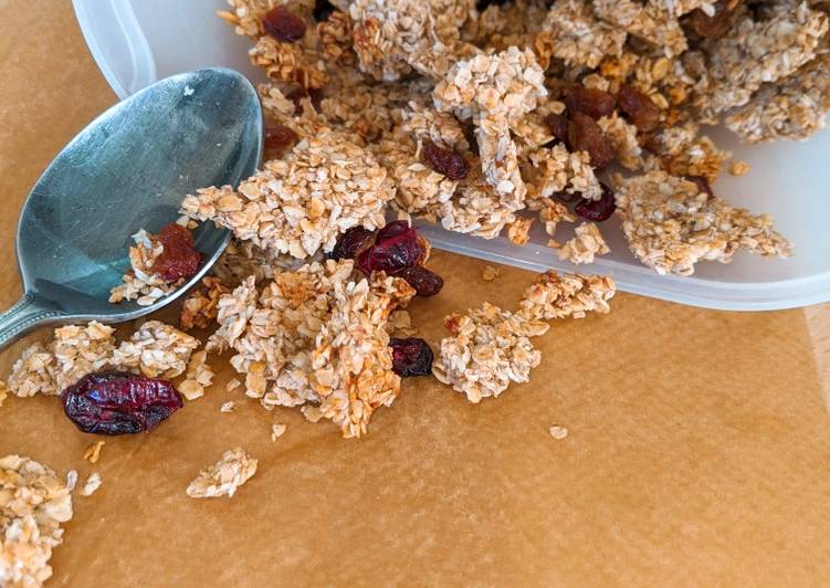 Steps to Prepare Perfect Cranberry &amp; Coconut Granola