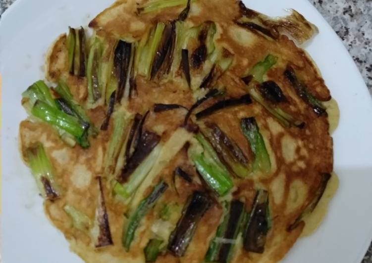 Resep Pajeon/Pancake Daun Bawang yang Lezat