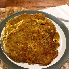 A picture of Indian Spiced Vegetable Pancake.