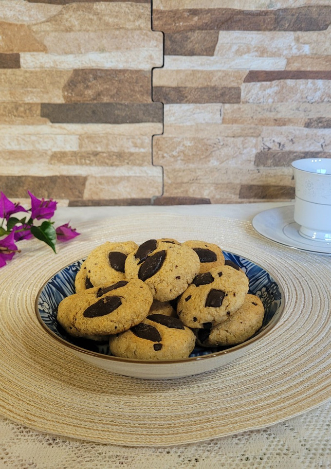 Una foto de Galletitas chocolate, miel y coco