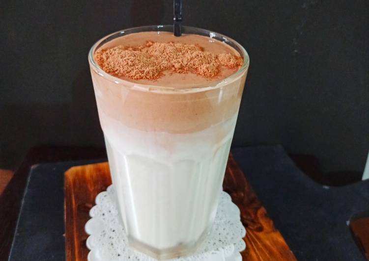 Resep Ice Milk Dalgona Milo yang Enak Banget