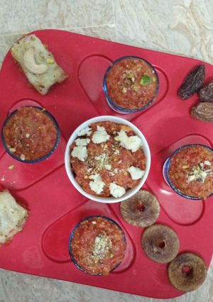 A picture of Gajar halwa.